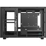 DeepCool CH260 WOOD boîtier mini tower Noir/bois | 2x USB-A | 1x USB-C | Verre Trempé