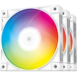 DeepCool FC120 ventilateurs de boîtier RGB  Blanc, 3 pièces, 120 x 120 x 25 mm, PWM