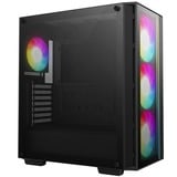DeepCool MATREXX 55 V4 C boîtier midi tower Noir | 1x USB-A | 1x USB-C | RGB | Verre Trempé