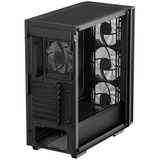 DeepCool  boîtier midi tower Noir | 1x USB-A | 1x USB-C | RGB | Verre Trempé