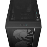 DeepCool  boîtier midi tower Noir | 1x USB-A | 1x USB-C | RGB | Verre Trempé
