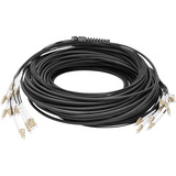 Digitus Câble breakout universel en fibre optique, duplex, connecteur LC/UPC, multimode OM4 Noir