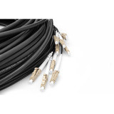 Digitus Câble breakout universel en fibre optique, duplex, connecteur LC/UPC, multimode OM4 Noir