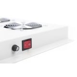 Digitus Ventilateur de toit pour armoire de serveur unique module de ventilation Gris, 4 ventilateurs