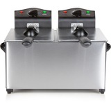 Domo DO560FR, Friteuse Acier inoxydable/Noir