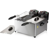 Domo DO560FR, Friteuse Acier inoxydable/Noir
