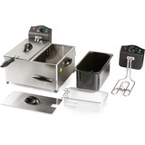 Domo DO560FR, Friteuse Acier inoxydable/Noir