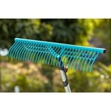 GARDENA Râteau à gazon Combisystem Turquoise, Métal, 1 pièce(s), 600 mm