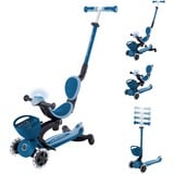 GLOBBER Go-Up Baby Lights 360, Trottinette Bleu clair/petrol