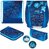 Herlitz FiloLight Plus Deep Sea set, Cartable Bleu foncé/Néon bleu