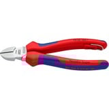 KNIPEX Pince coupante 70 05 160, Tenailles de cran Rouge/Bleu
