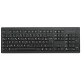 Kensington KB150 EQ Clavier sans fil (Belgium-Layout) Noir, Layout BE, Membrane, Taille réelle (100 %), Sans fil, RF sans fil, Clavier à membrane, AZERTY, Noir
