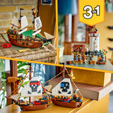LEGO Creator 3-en-1 Bateau pirate légendaire, Jouets de construction 