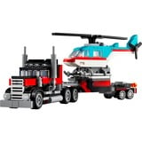 LEGO Creator 3-en-1 - Le camion remorque avec hélicoptère, Jouets de construction 31146