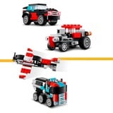 LEGO Creator 3-en-1 - Le camion remorque avec hélicoptère, Jouets de construction 31146