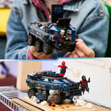 LEGO Marvel Super Heroes Spider-Man Pourchasse le transport de prisonniers, Jouets de construction Jeu de construction, 8 an(s), Plastique, 367 pièce(s), 543 g