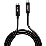 Lindy 43348 câble USB 3 m USB 3.2 Gen 2 (3.1 Gen 2) USB C Noir Noir, 3 m, USB C, USB C, USB 3.2 Gen 2 (3.1 Gen 2), 10000 Mbit/s, Noir