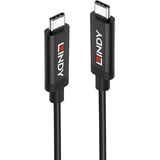 Lindy 43348 câble USB USB 3.2 Gen 2 (3.1 Gen 2) 3 m USB C Noir Noir, 3 m, USB C, USB C, USB 3.2 Gen 2 (3.1 Gen 2), 10 Gbit/s, Noir