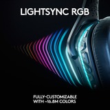 Logitech G635 7.1 Surround Sound LIGHTSYNC, Casque gaming Noir, PC, PlayStation 4 / 5, Xbox One (Series X|S), Nintendo Switch, Mobile
