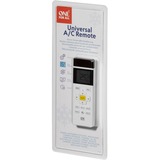 One for all URC 1035 télécommande IR Wireless Climatiseur Appuyez sur les boutons, Commande à distance Blanc, Climatiseur, IR Wireless, Appuyez sur les boutons, Écran integré, Noir, Blanc