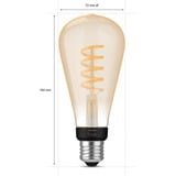 Philips Hue Ampoule à filament White Ambiance E27 Giant Edison ST72 550 lm, Lampe à LED 