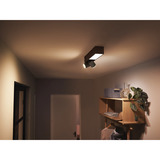 Philips Hue White & Color Ambiance Centris Spot de plafond 2 pièces, Lumière LED Noir