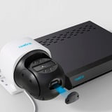 Reolink P850 PoE Cam Balle (forme) Caméra de sécurité IP Intérieure et extérieure 3840 x 2160 pixels Plafond, Caméra de surveillance Blanc/Noir, Caméra de sécurité IP, Intérieure et extérieure, Avec fil, Google Assistant, Plafond, Balle (forme)