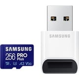 SAMSUNG PRO Plus 256 Go microSDXC (2023) , Carte mémoire UHS-I U3, Classe 10, V30, A2