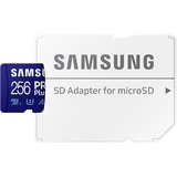 SAMSUNG PRO Plus 256 Go microSDXC (2023) , Carte mémoire UHS-I U3, Classe 10, V30, A2