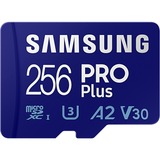 SAMSUNG PRO Plus 256 Go microSDXC (2023) , Carte mémoire UHS-I U3, Classe 10, V30, A2