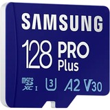SAMSUNG PRO Plus microSDXC (2021) 128 Go, Carte mémoire Bleu, UHS-I U3, Class 10, V30, A2