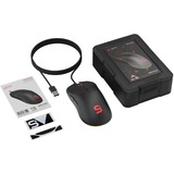 SPC Gear GEM Plus souris Droitier USB Type-A Optique 19000 DPI, Souris gaming Noir, Droitier, Optique, USB Type-A, 19000 DPI, Noir