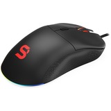 SPC Gear GEM Plus souris Droitier USB Type-A Optique 19000 DPI, Souris gaming Noir, Droitier, Optique, USB Type-A, 19000 DPI, Noir