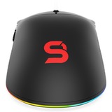 SPC Gear GEM Plus souris Droitier USB Type-A Optique 19000 DPI, Souris gaming Noir, Droitier, Optique, USB Type-A, 19000 DPI, Noir