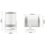Samsung SP-LFF3CLAX Module de projecteur Blanc, Projecteur DLP Blanc, Wi-Fi 5 (802.11ac), High Dynamic Range 10+ (HDR10 Plus), Hybrid Log-Gamma (HLG), Samsung TV Plus, Tizen, 5 W, Dolby Digital Plus