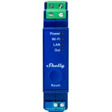 Shelly Pro Dimmer 0/1-10V PM, Gradateur Bleu