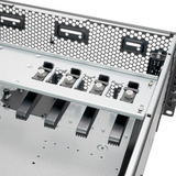 SilverStone  RM4A 4U boîtier rack Noir | 2x USB-A | 1x USB-C