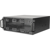 SilverStone  RM4A 4U boîtier rack Noir | 2x USB-A | 1x USB-C