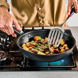 Tefal Set de poêles Experience Aluminium, 3 pièces, Set de louche Noir