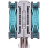 Thermaltake CL-P075-AL12TQ-A système de refroidissement d’ordinateur Processeur Ventilateur 12 cm Bleu 1 pièce(s), Refroidisseur CPU Turquoise, Ventilateur, 12 cm, 500 tr/min, 2000 tr/min, 23,6 sone, 1778,508 cfm