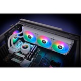 Thermaltake TH420 V2 ARGB Sync All-In-One Liquid Cooler Snow Edition, Watercooling Blanc