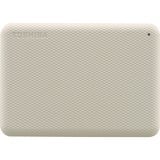Toshiba Canvio Advance disque dur externe 2000 Go Blanc Beige, 2000 Go, 2.5", 2.0/3.2 Gen 1 (3.1 Gen 1), Blanc