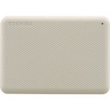 Toshiba Canvio Advance disque dur externe 2000 Go Blanc Beige, 2000 Go, 2.5", 2.0/3.2 Gen 1 (3.1 Gen 1), Blanc