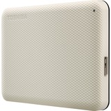 Toshiba Canvio Advance disque dur externe 2000 Go Blanc Beige, 2000 Go, 2.5", 2.0/3.2 Gen 1 (3.1 Gen 1), Blanc