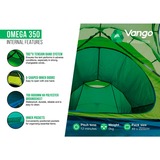 Vango TEUOMEGA0000001, Omega 350, Tente Vert/gris