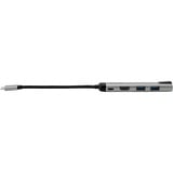 Verbatim 49141 station d'accueil USB 3.2 Gen 1 (3.1 Gen 1) Type-C Noir, Argent, Hub USB Argent/Noir, USB 3.2 Gen 1 (3.1 Gen 1) Type-C, Noir, Argent, USB 3.2 Gen 1 (3.1 Gen 1) Type-C, Métal, 3 A, 5 - 40 °C