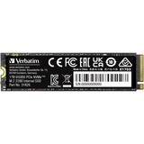 Verbatim Vi5000 1 To M.2 PCI Express 4.0 NVMe 3D NAND SSD 1 To, M.2, 5000 Mo/s