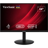ViewSonic VG Series VG2409U-2 écran plat de PC 60,5 cm (23.8") 1920 x 1080 pixels Full HD LED Noir 24" Moniteur  Noir (Mat), 60,5 cm (23.8"), 1920 x 1080 pixels, Full HD, LED, 4 ms, Noir
