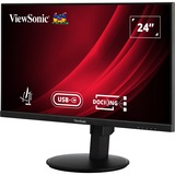 ViewSonic VG Series VG2409U-2 écran plat de PC 60,5 cm (23.8") 1920 x 1080 pixels Full HD LED Noir 24" Moniteur  Noir (Mat), 60,5 cm (23.8"), 1920 x 1080 pixels, Full HD, LED, 4 ms, Noir