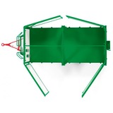 Wiking Kröger Remorque basculante trois côtés à deux essieux HKD 302, Modèle réduit de voiture Blanc